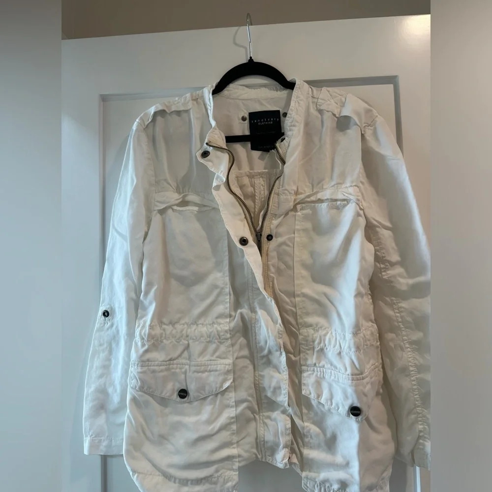Sanctuary Clothing White Shirt Jacket - Picture 1 of 4